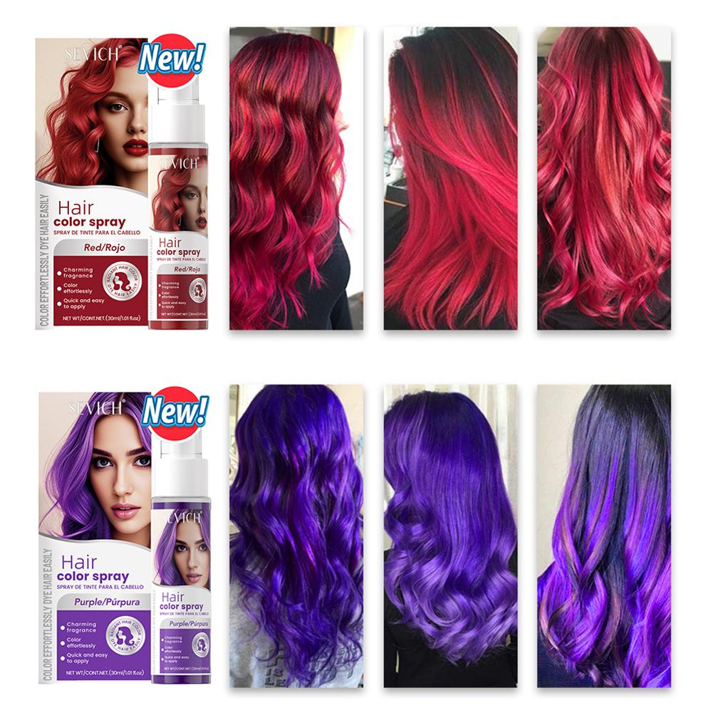Purple Toning Shampoo - Spray Colorante Temporaneo per Capelli in