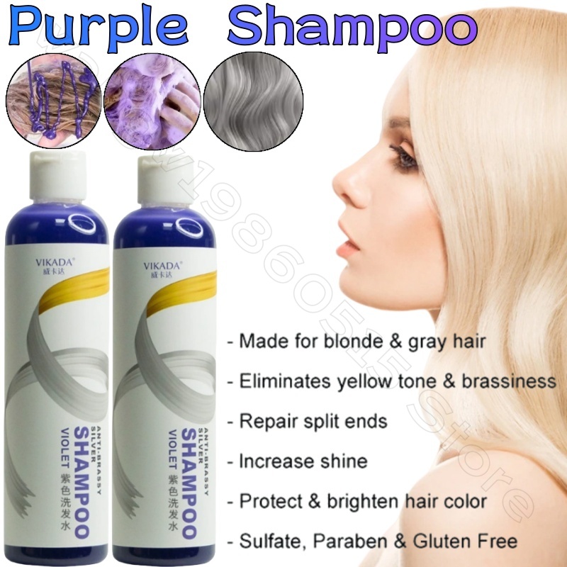 Purple Toning Shampoo - Shampoo viola Biondo Platino Candeggina Grigio