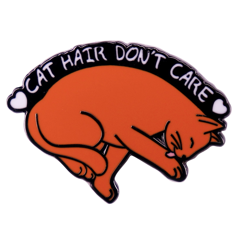 Hair Care Zinc - C4856 Cat Hair non Care badge