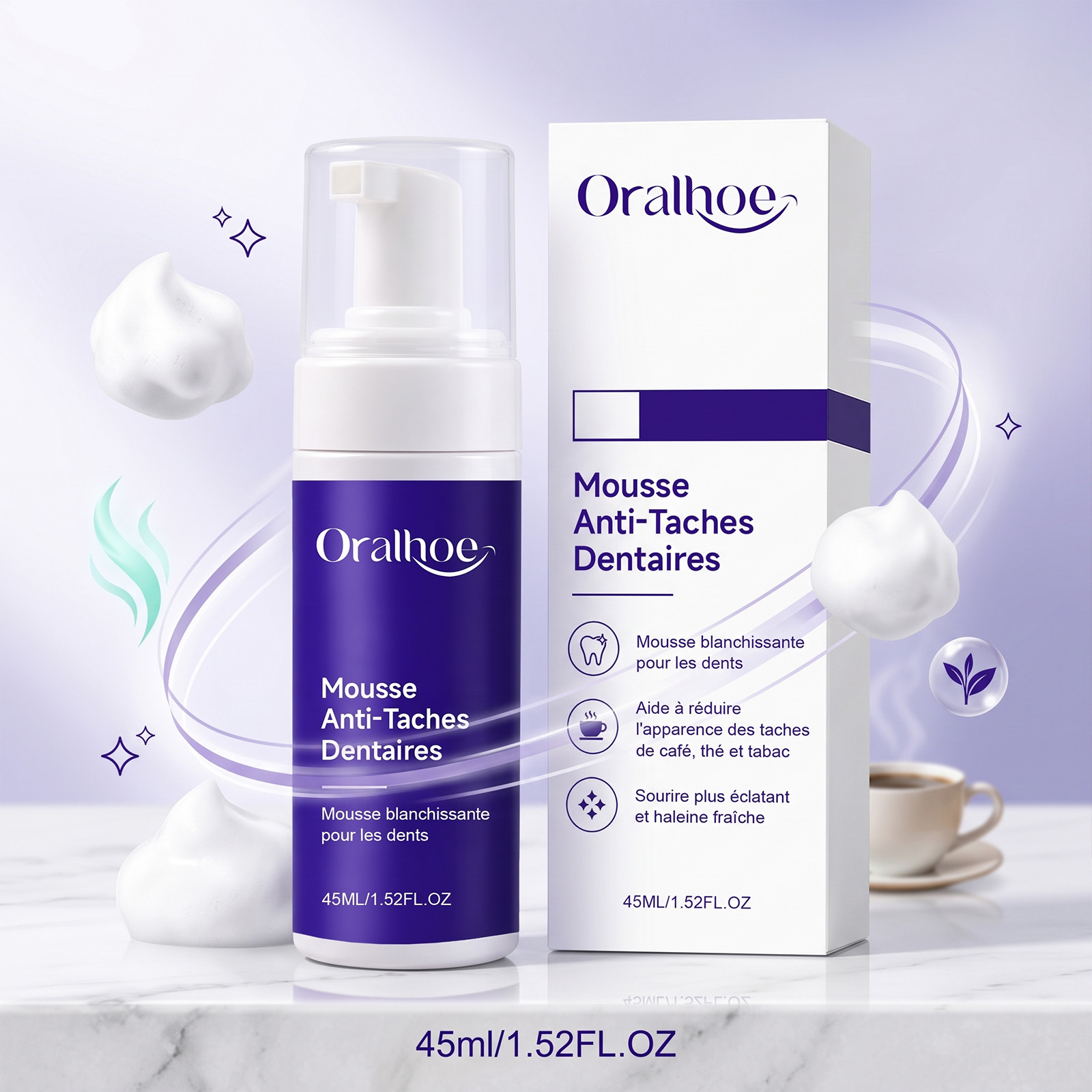 Purple Toning Shampoo - Mousse Dentifricio Viola Delicato Sbiancante Alito