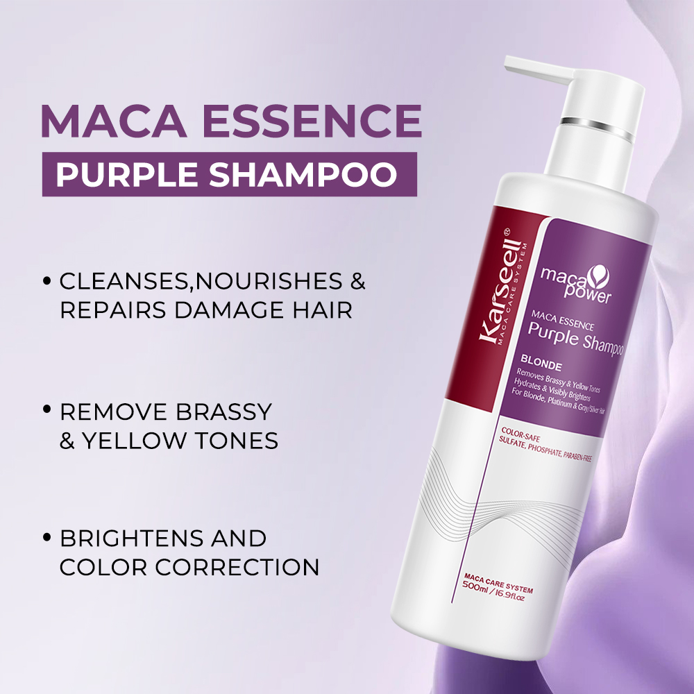 Shampoo viola Karseell da 500  - Purple Toning Shampoo recensione e prezzo
