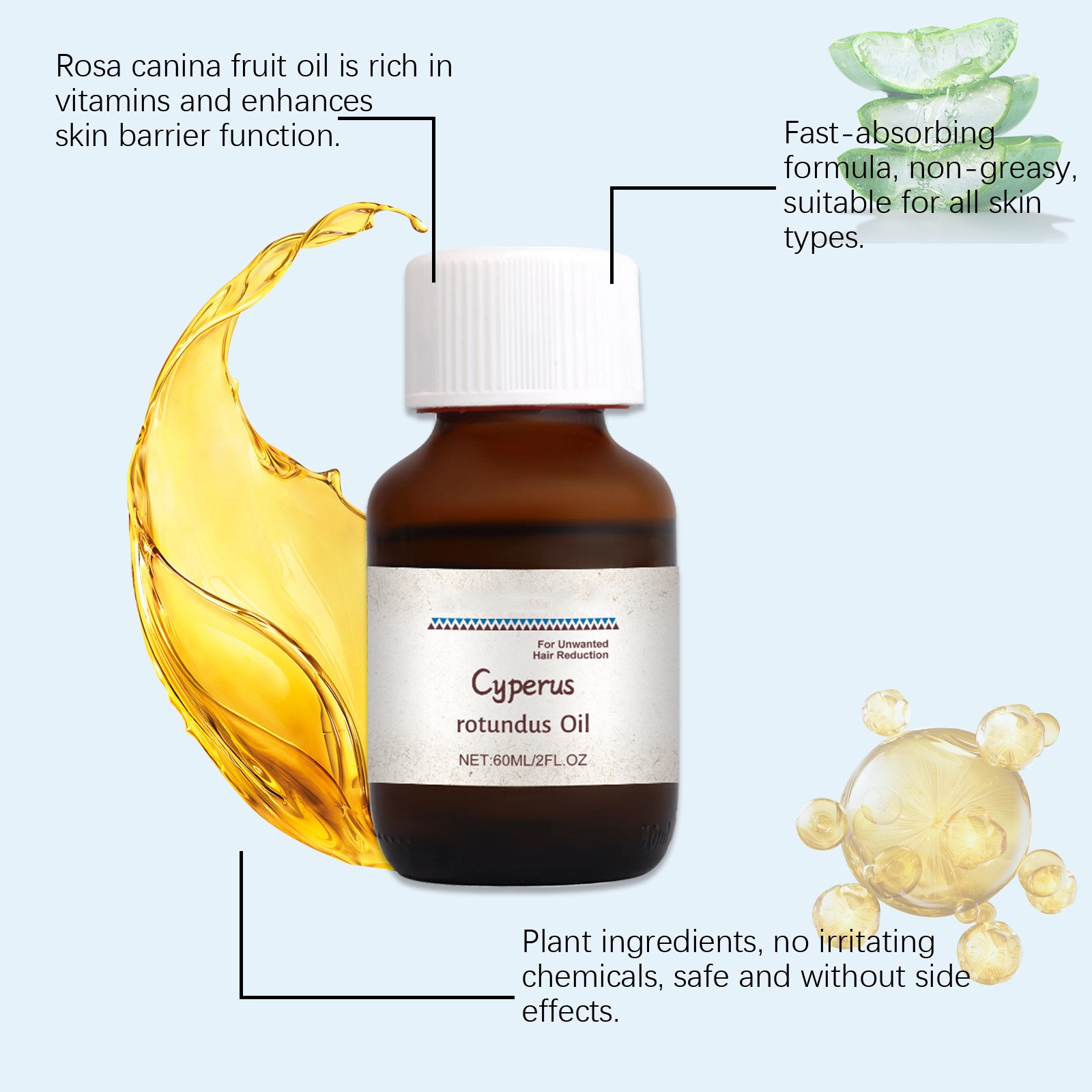 Cyperus Rotundus depilazione o - House Hair Care recensione e prezzo
